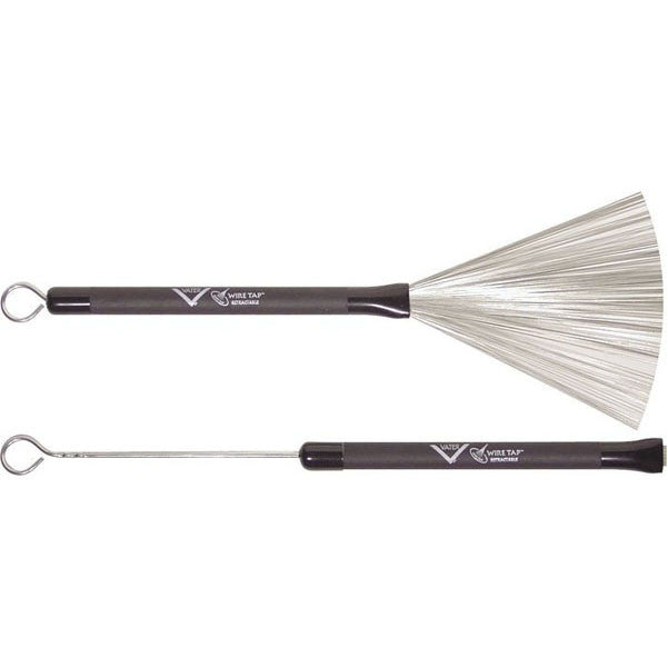vater drumsticks vater vwtr wire tap retractable brush