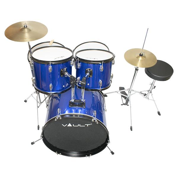 vault acoustic drum kits vault standard acoustic drum kit #color_blue