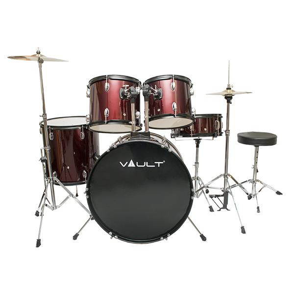 vault acoustic drum kits wine red vault standard acoustic drum kit #color_wine-red
