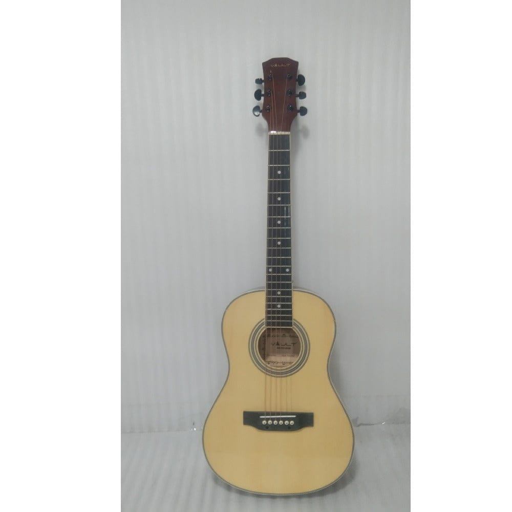 vault acoustic guitars 202301935838 vault traveller 34 inch acoustic guitar - natural gloss - open box b stock #barcode_202301935838