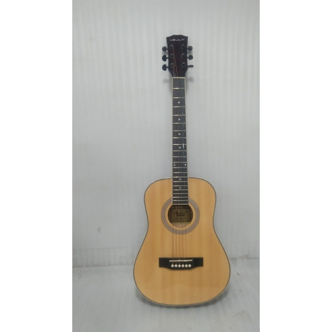 vault acoustic guitars 202301953728 vault traveller 34 inch acoustic guitar - natural gloss - open box b stock #barcode_202301953728