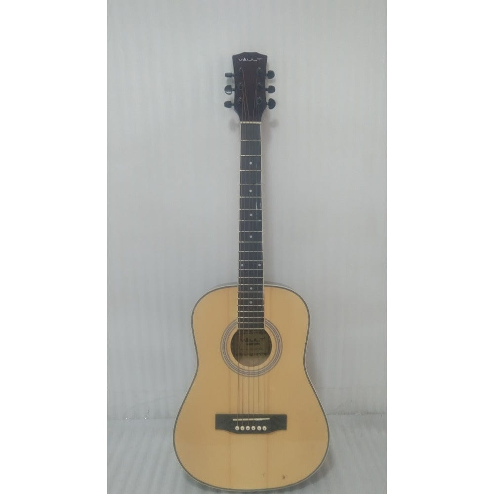 vault acoustic guitars 202301953733 vault traveller 34 inch acoustic guitar - natural gloss - open box b stock #barcode_202301953733