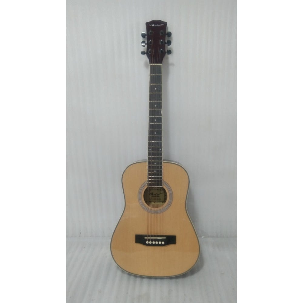 vault acoustic guitars 202401042447 vault traveller 34 inch acoustic guitar - natural gloss - open box b stock #barcode_202401042447