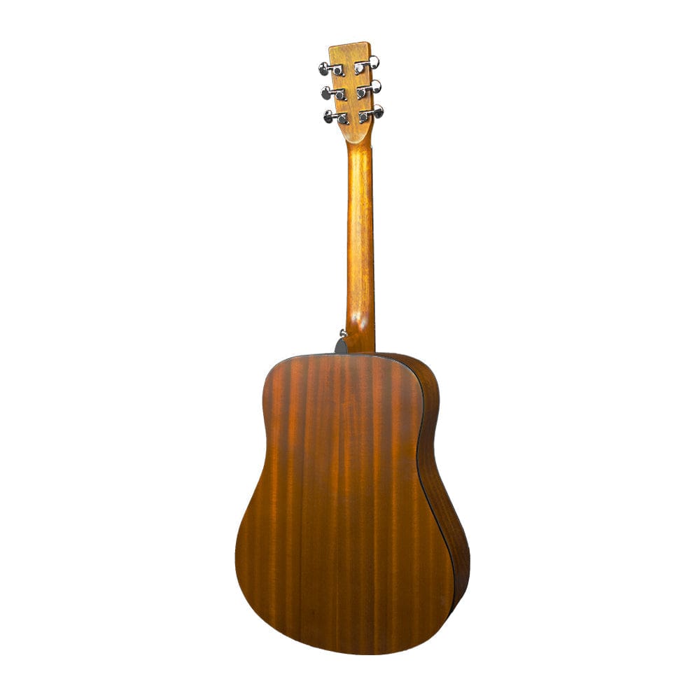 vault acoustic guitars vault da40 41 inch premium solid spruce-top dreadnought acoustic guitar - open box