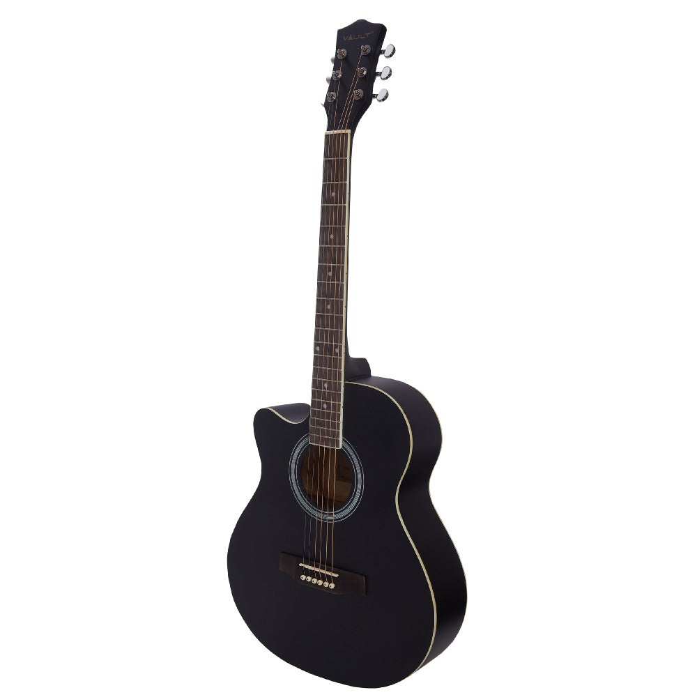 Vault Acoustic Guitars Vault EA20 Beginner Acoustic Guitar Learning Kit – Includes 3 Free Lessons & Accessories