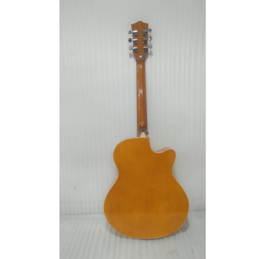 vault acoustic guitars vault ea20 guitar kit with learn to play ebook, bag, strings, straps, picks, string winder & polishing cloth - 40 inch cutaway acoustic guitar - left handed - open box b stock #barcode_