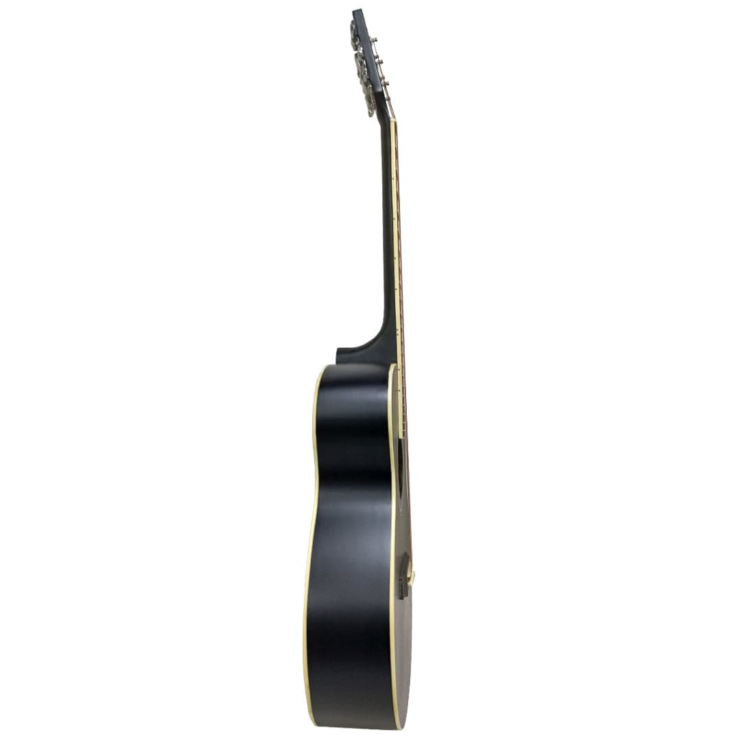 vault acoustic guitars vault ea20 guitar kit with learn to play ebook, bag, strings, straps, picks, string winder & polishing cloth - 40 inch cutaway acoustic guitar - open box