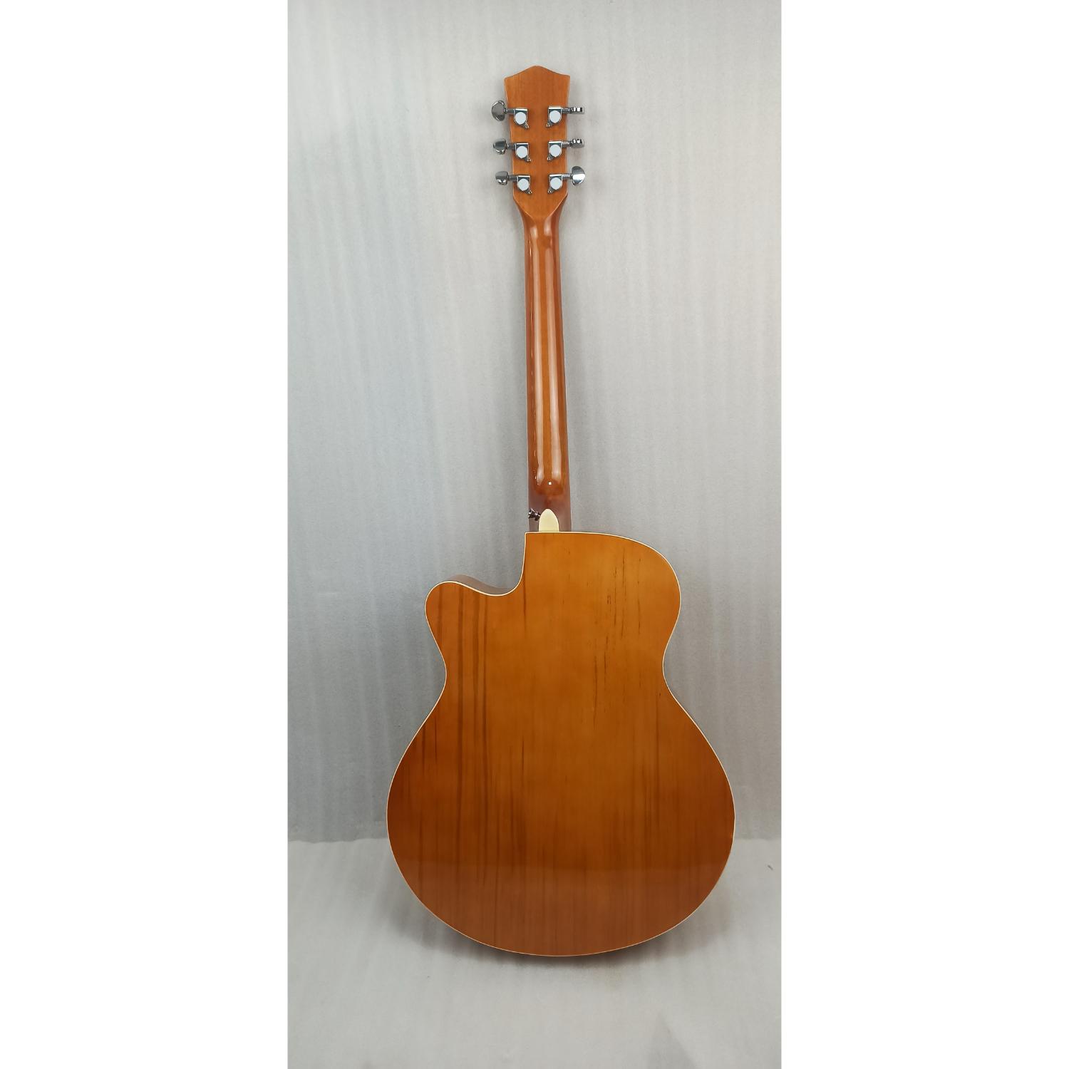 Vault Acoustic Guitars Vault EA20 Guitar Kit with Learn to Play Ebook, Bag, Strings, Straps, Picks, String winder & Polishing Cloth - 40 inch Cutaway Acoustic Guitar - Open Box B Stock #barcode_202501092640