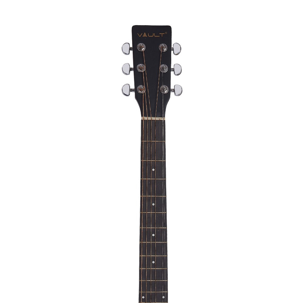 Vault Acoustic Guitars Vault EA40 41 inch Premium Solid Spruce-Top Cutaway Acoustic Guitar