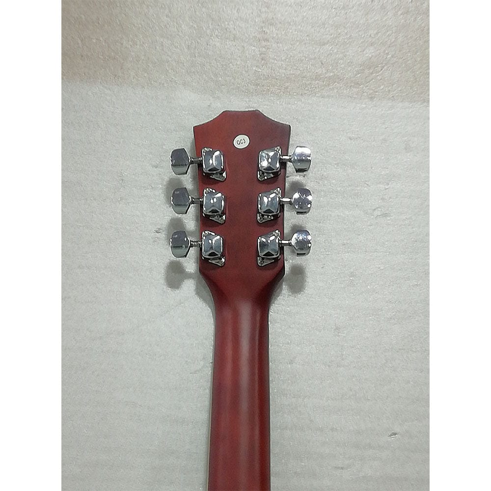 vault acoustic guitars vault ed-10c 41 inch cutaway acoustic guitar - natural - open box b stock