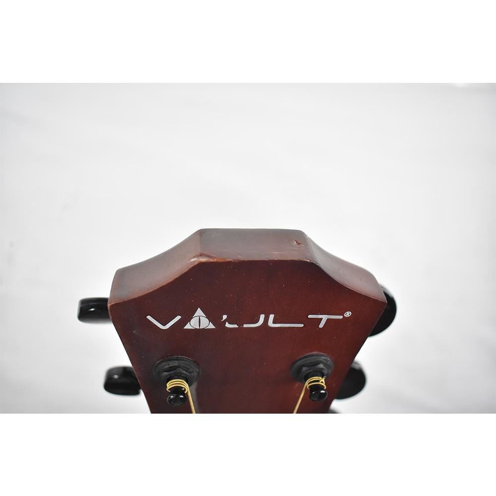vault acoustic guitars vault ed-10d 41 inch dreadnought acoustic guitar - natural - open box b stock #barcode_202301898101