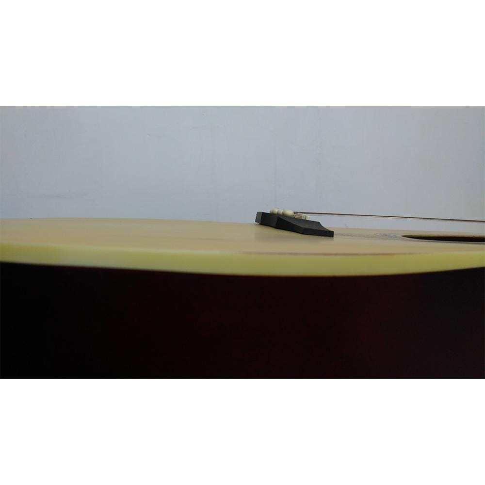 vault acoustic guitars vault ed-10d 41 inch dreadnought acoustic guitar - natural - open box b stock #barcode_202301898101