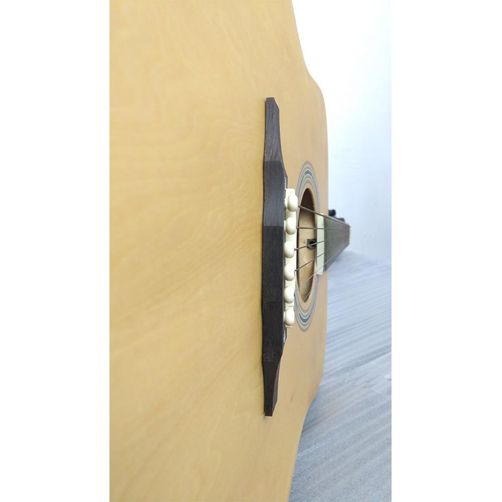 vault acoustic guitars vault ed-10d 41 inch dreadnought acoustic guitar - natural - open box b stock #barcode_202301898101