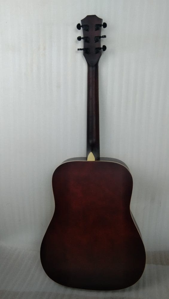 vault acoustic guitars vault ed-10d 41 inch dreadnought acoustic guitar - natural - open box b stock #barcode_202301898101