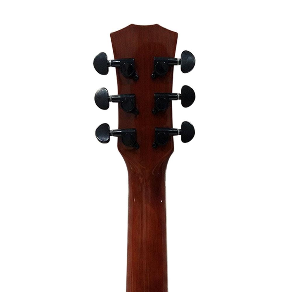 vault acoustic guitars vault junior 30 inch acoustic guitar for kids with ebook, bag, strings, straps, picks, string winder & polishing cloth - natural gloss - open box