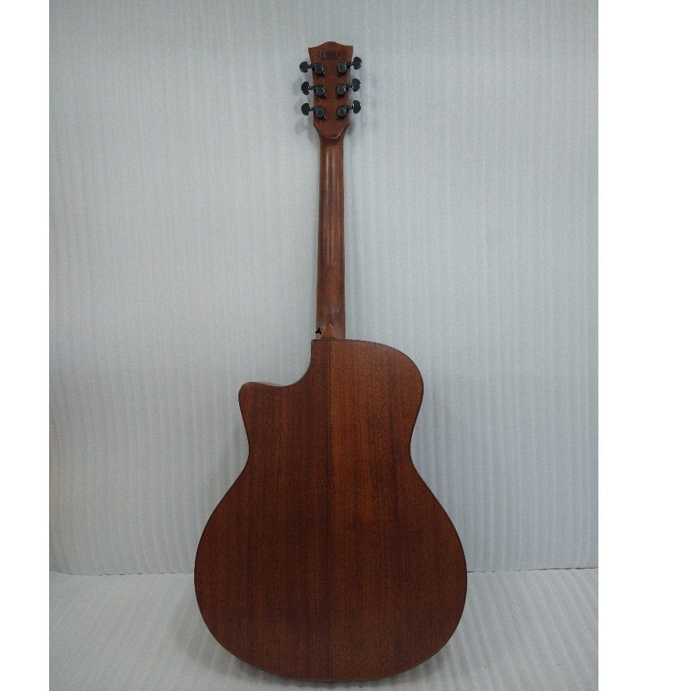 vault acoustic guitars vault s360t-sk 41 inch premium cutaway acoustic guitar - open box