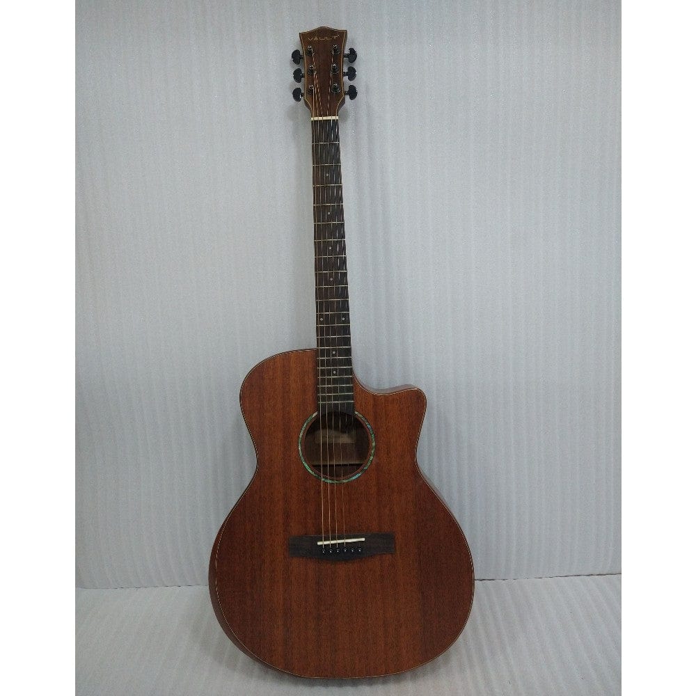 vault acoustic guitars vault s360t-sk 41 inch premium cutaway acoustic guitar - open box