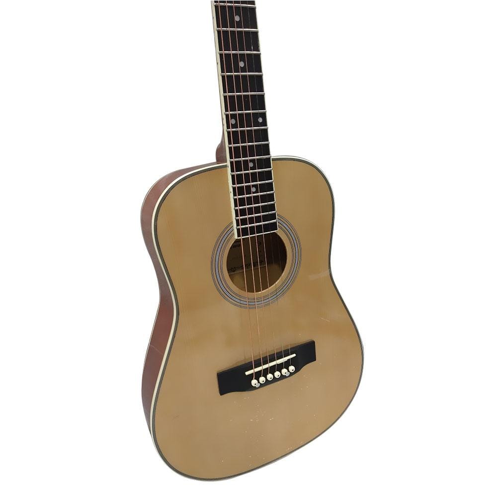 vault acoustic guitars vault traveller 34 inch acoustic guitar - natural gloss - open box
