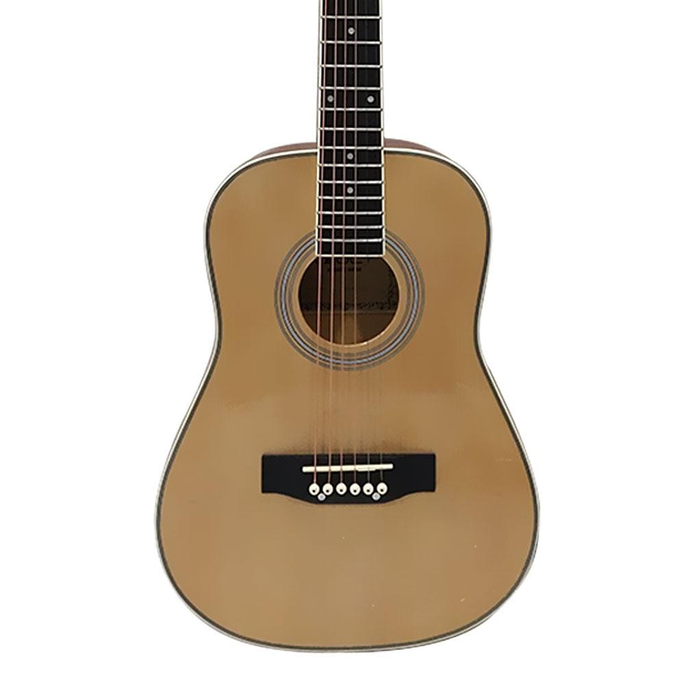 vault acoustic guitars vault traveller 34 inch acoustic guitar - natural gloss - open box