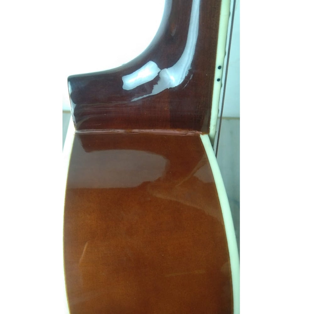 vault acoustic guitars vault traveller 34 inch acoustic guitar - natural gloss - open box b stock #barcode_202301982608