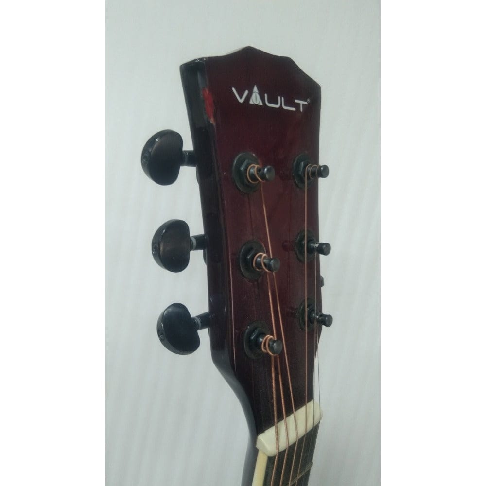 vault acoustic guitars vault traveller 34 inch acoustic guitar - natural gloss - open box b stock #barcode_202401042447