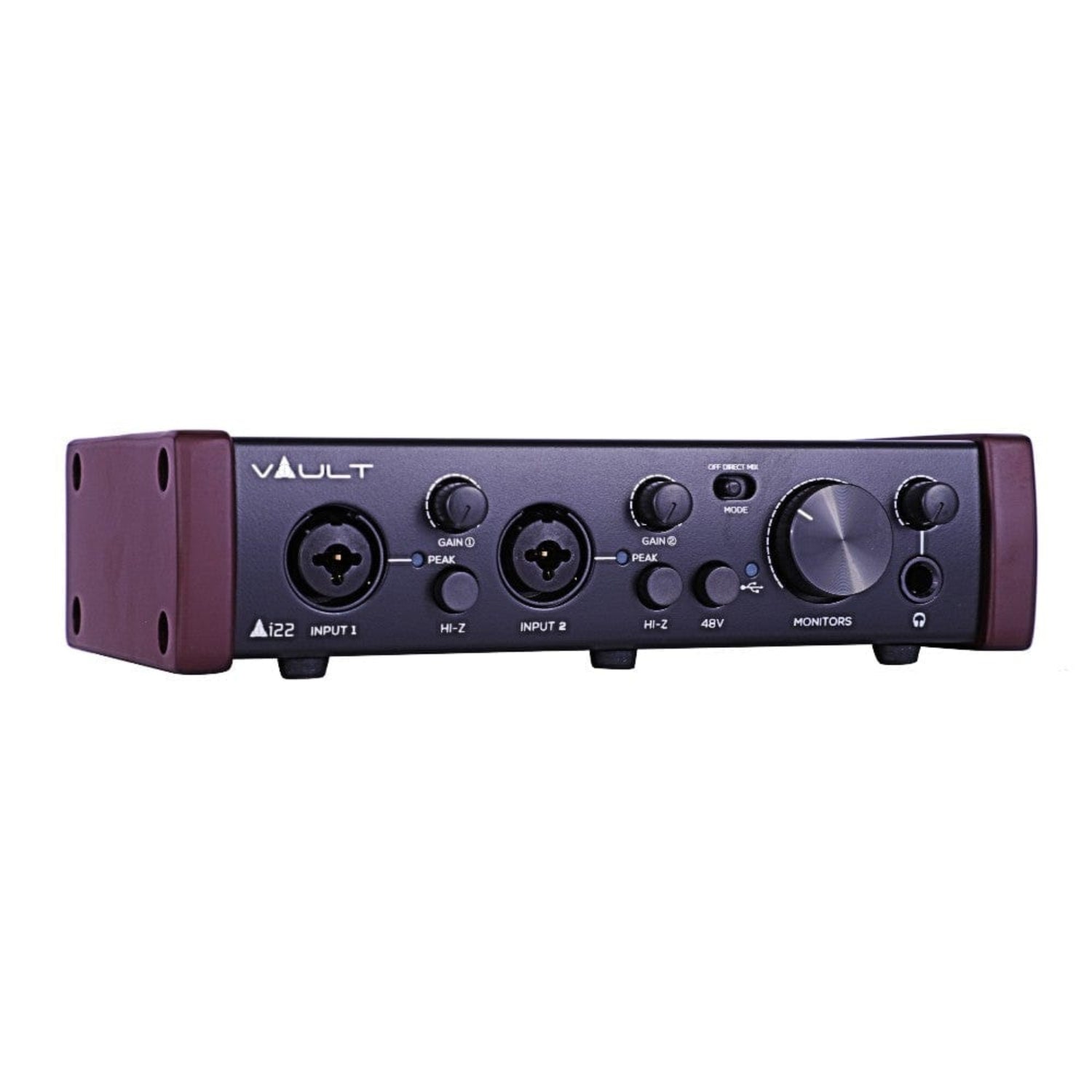 vault audio interfaces ai22 vault ai22hd 2x2 usb audio interface with 192khz recording and bitwig 8-track bundle
