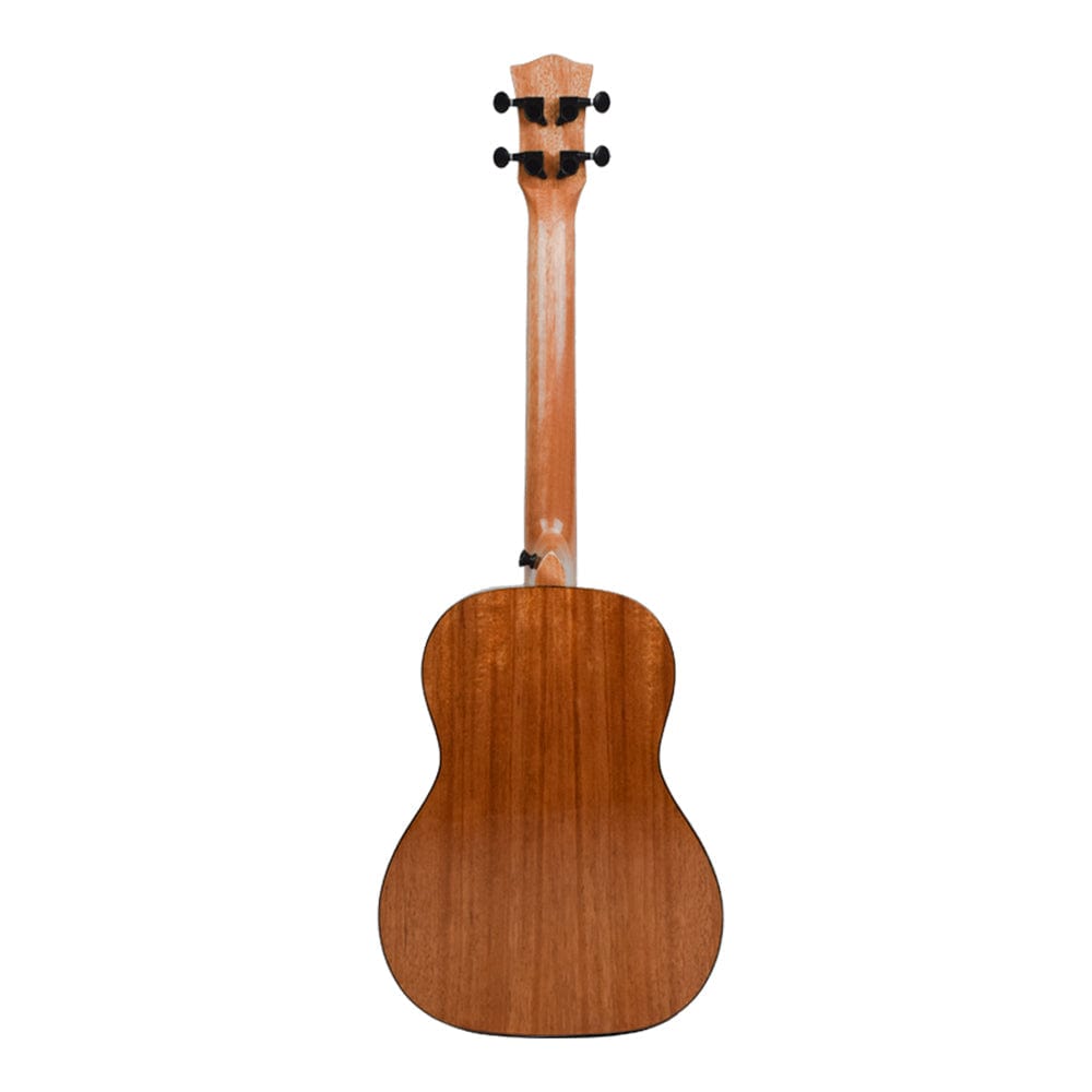vault baritone ukuleles natural vault performer pro 30" all solid mahogany premium baritone ukulele with eq & gigbag - open box