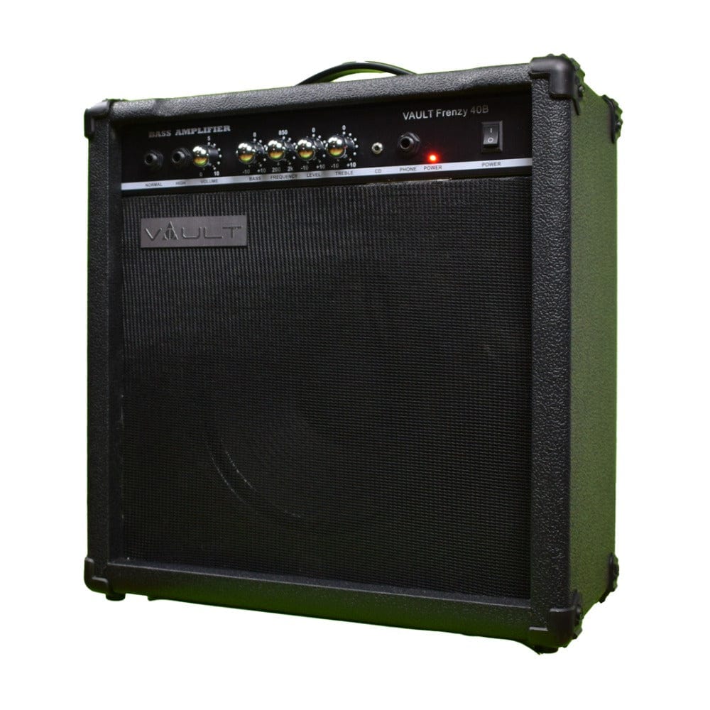 vault bass combo amplifiers vault frenzy 40b 40-watt combo bass guitar amplifier
