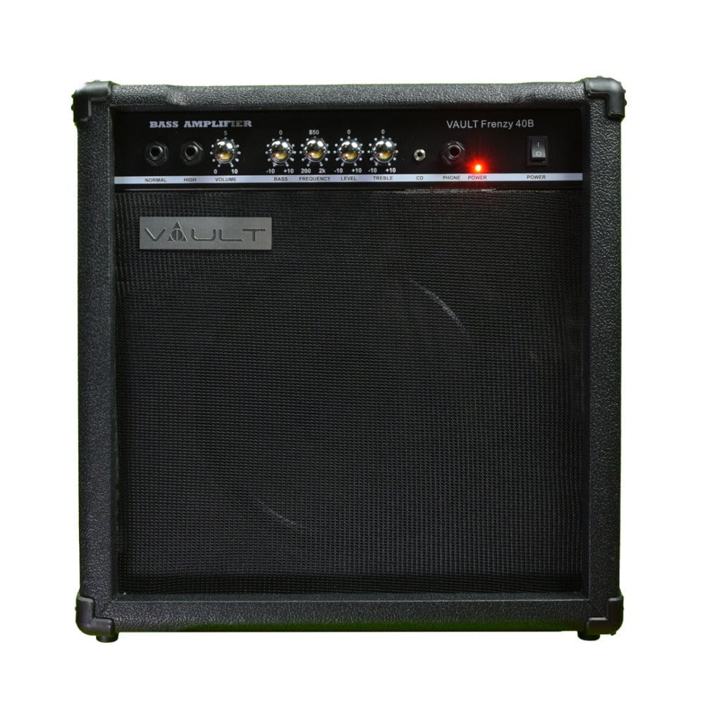 vault bass combo amplifiers vault frenzy 40b 40-watt combo bass guitar amplifier
