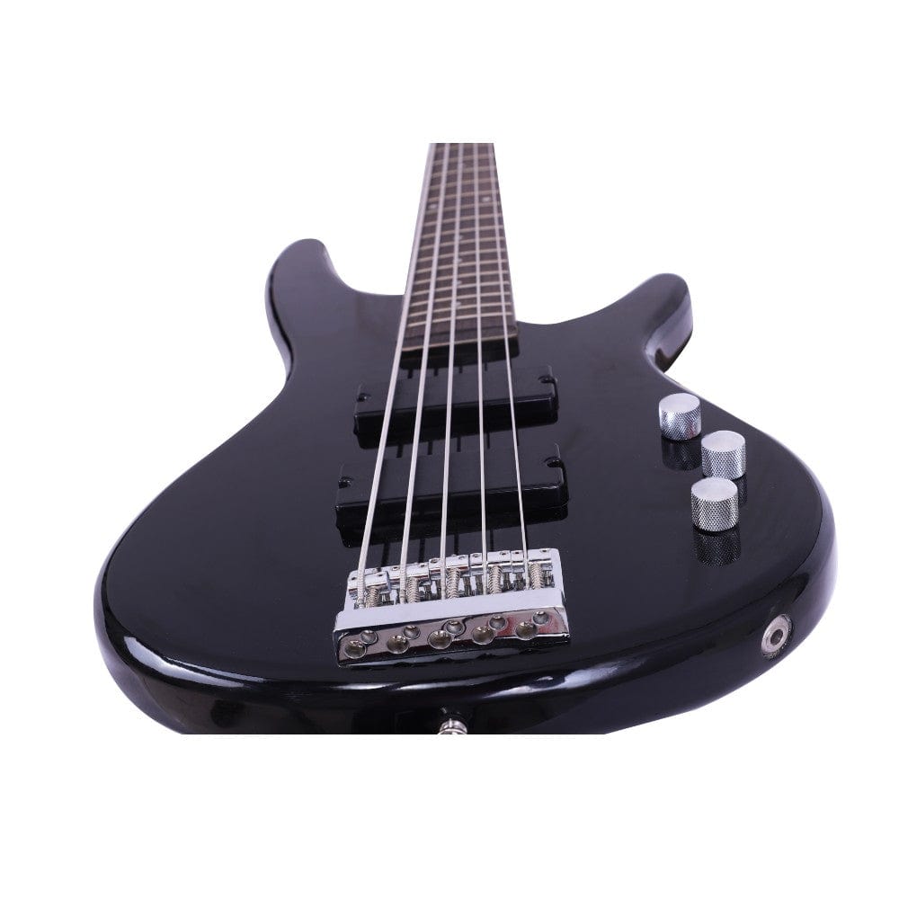 vault bass guitars black vault pb5 precision 5-string bass guitar