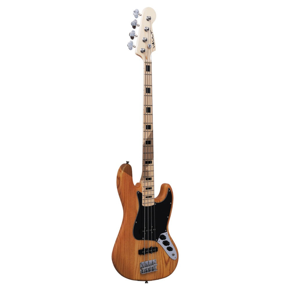 Vault Bass Guitars Vault JB Series 2 Jazz Bass 4-String Bass Guitar #color_natural-satin