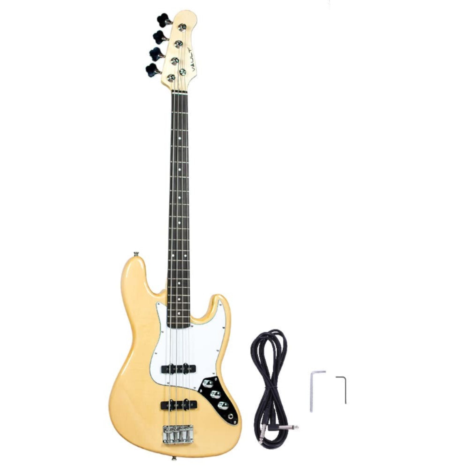 Vault Bass Guitars Vault JB4 Jazz Bass 4-String Bass Guitar #color_natural