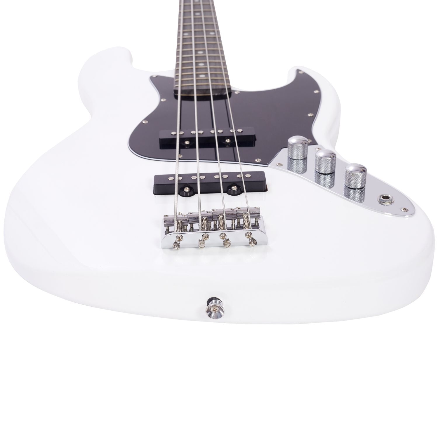 Vault Bass Guitars Vault JB4 Jazz Bass 4-String Bass Guitar #color_white