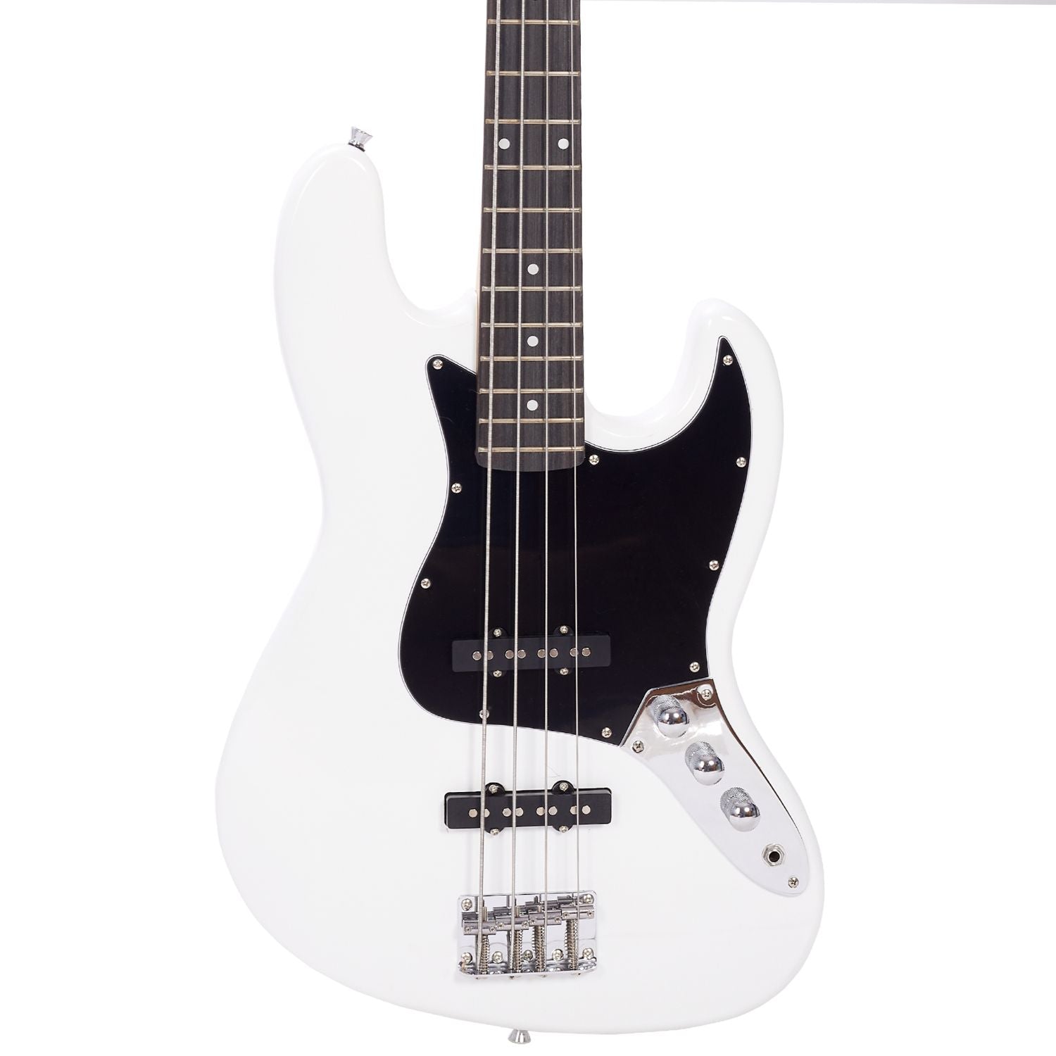 Vault Bass Guitars Vault JB4 Jazz Bass 4-String Bass Guitar #color_white