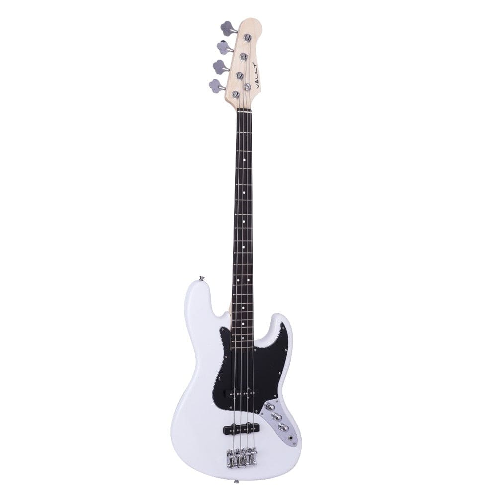 vault bass guitars vault jb4 jazz bass 4-string bass guitar #color_white