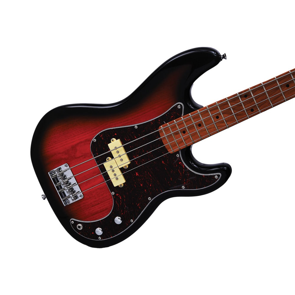 Vault Bass Guitars Vault PB Series 2 Precision Bass 4-String Bass Guitar#Colour_2tone sunburst