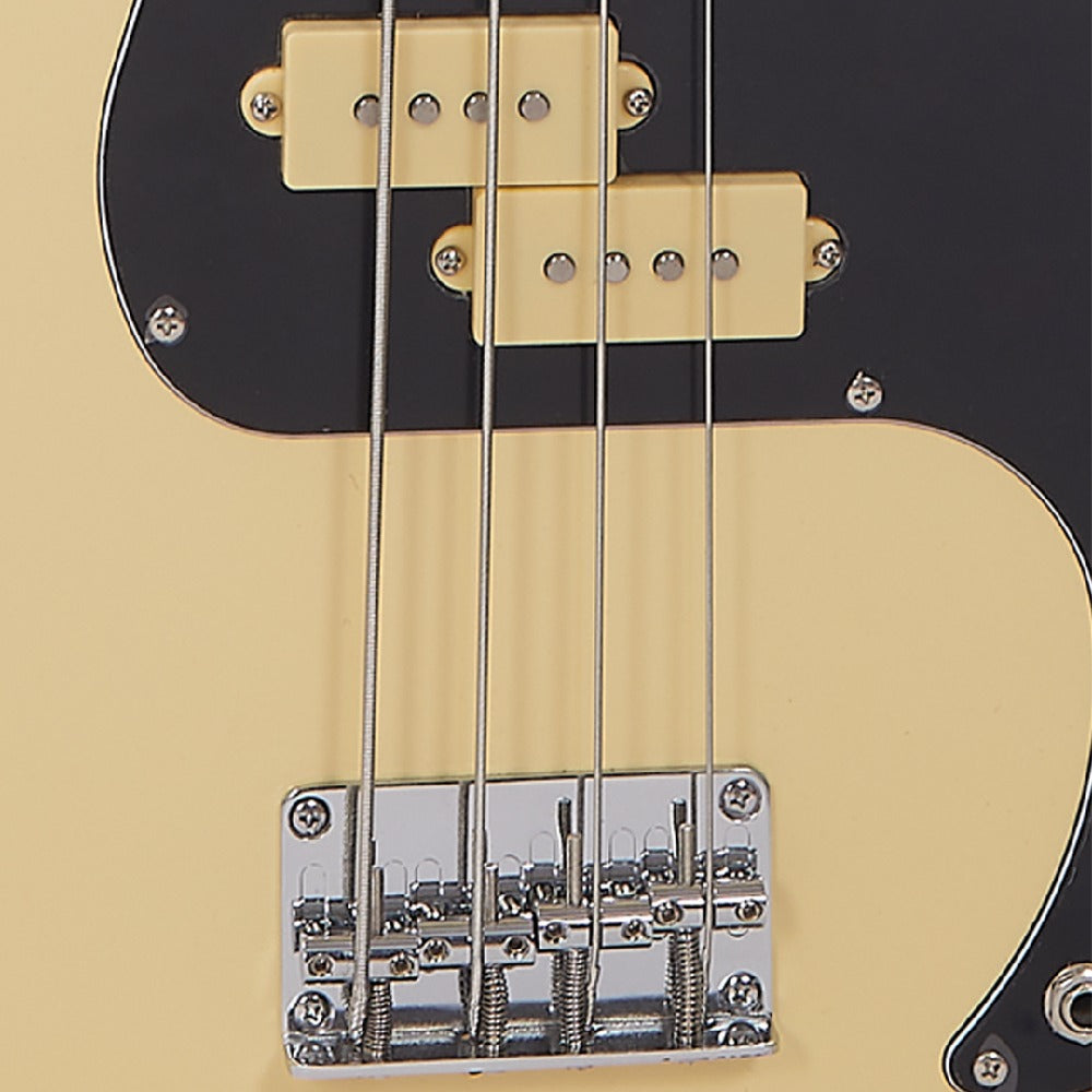 Vault Bass Guitars Vault PB Series 2 Precision Bass 4-String Bass Guitar#Colour_buttercream