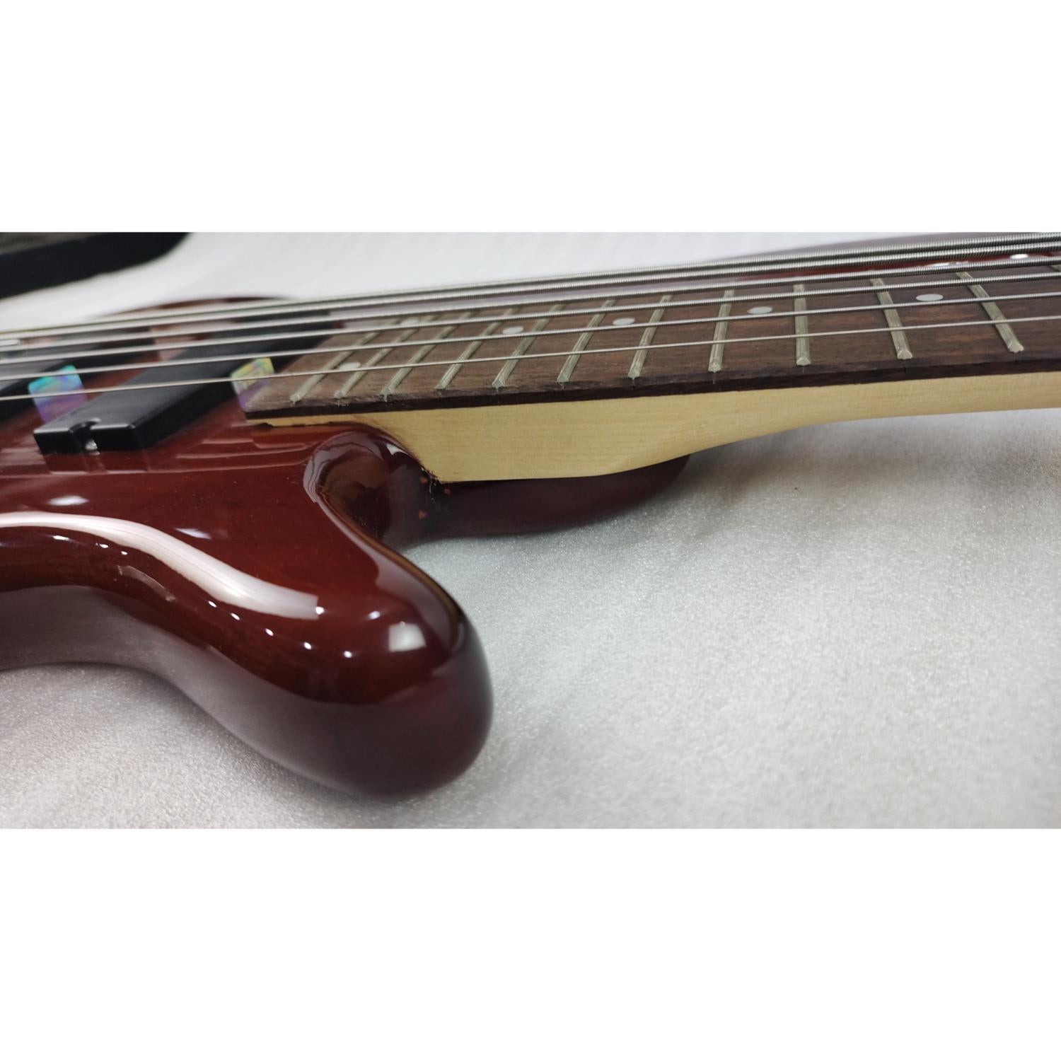 Vault Bass Guitars Vault Performer Pro RB6 Six String Electric Bass Guitar - High Gloss Solid Mahogany - Open Box