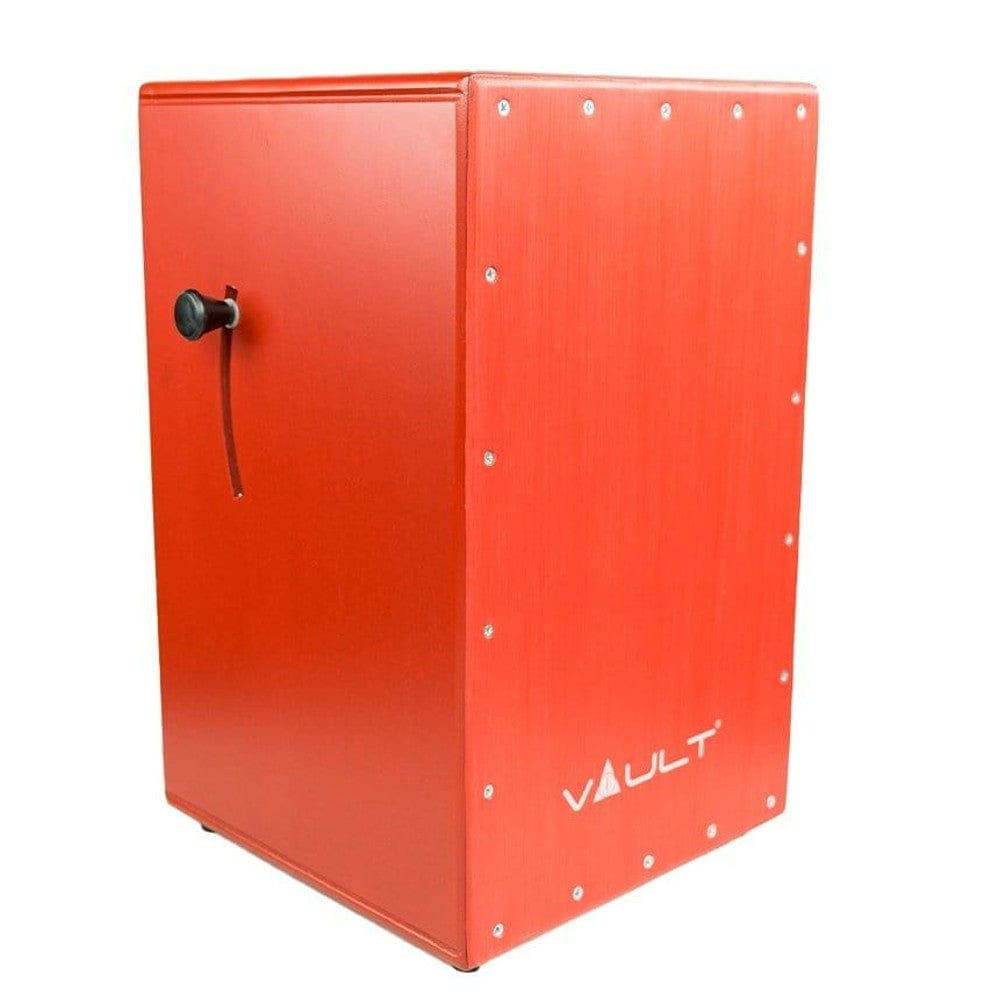 vault cajons red vault beat box birch wood cajon with 3 year warranty