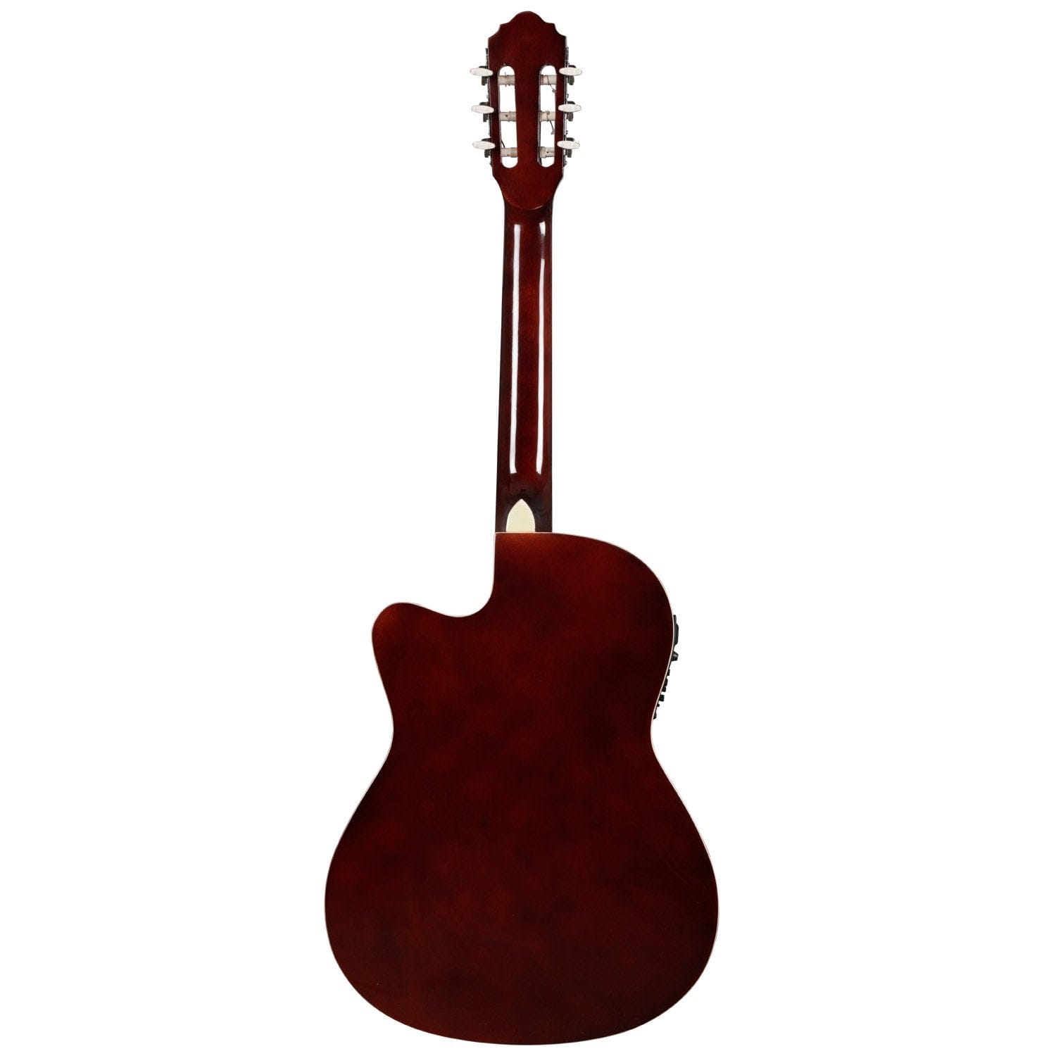 vault classical guitars vault ec3920cyw 39-inch premium cutaway classical guitar with eq-7545r eq/pickup - natural