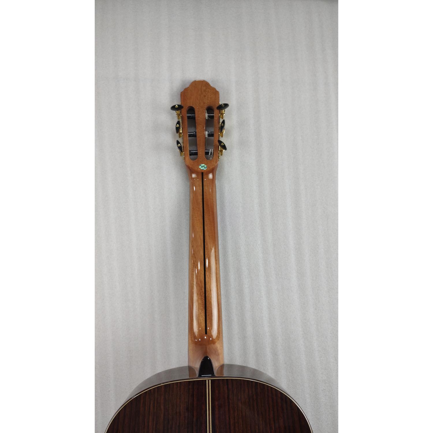 Vault Classical Guitars Vault Performer Pro All Solid Body Classical Guitar with Armrest and Dual EQ Pickup - Open Box