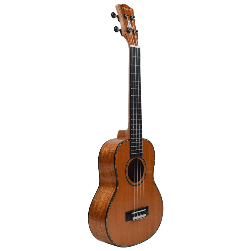 vault concert ukuleles vault performer pro 24" all solid mahogany premium concert ukulele - open box