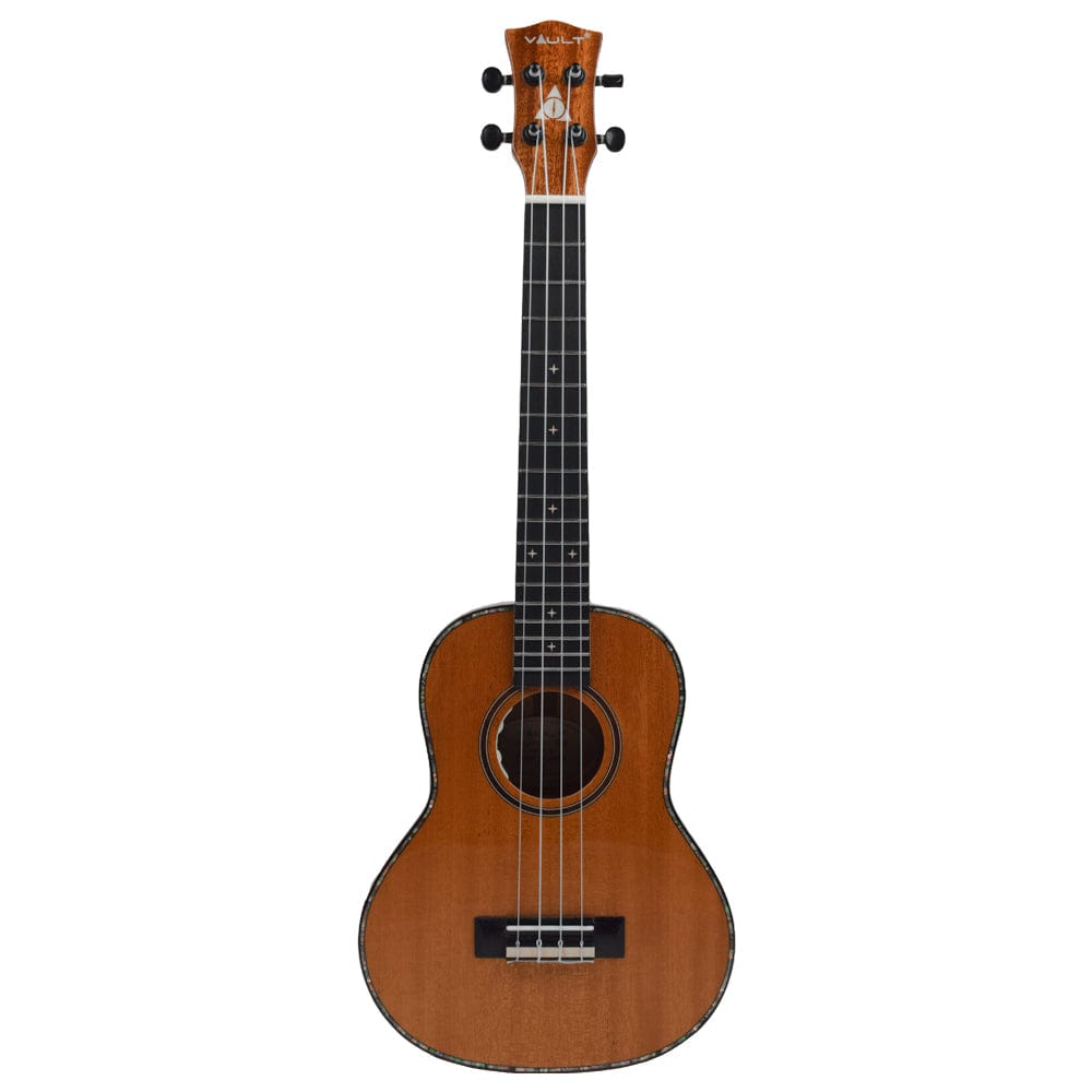 vault concert ukuleles vault performer pro 24" all solid mahogany premium concert ukulele - open box