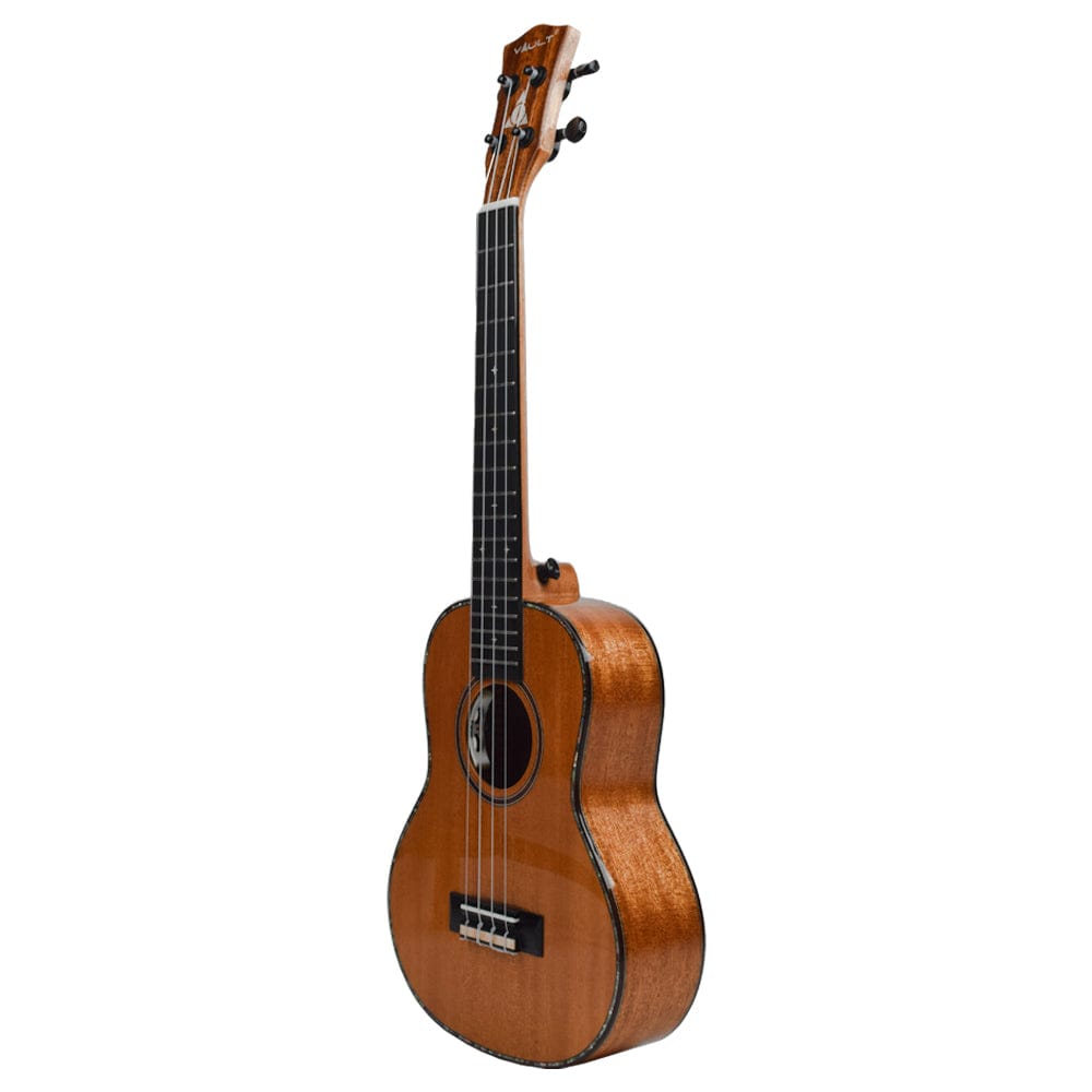 vault concert ukuleles vault performer pro 24" all solid mahogany premium concert ukulele with gigbag