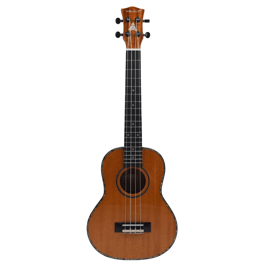 vault concert ukuleles vault performer pro 24" all solid mahogany premium concert ukulele with gigbag #types_acoustic