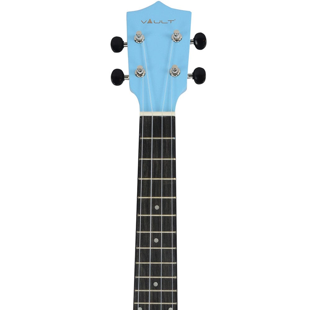 vault concert ukuleles vault uk-003 concert colourful ukulele 23 inch with gig bag #color_blue-glossy