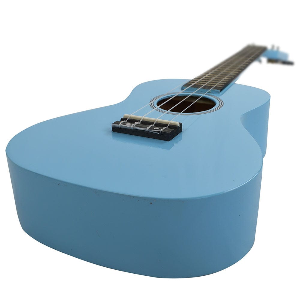 vault concert ukuleles vault uk-003 concert colourful ukulele 23 inch with gig bag #color_blue-glossy