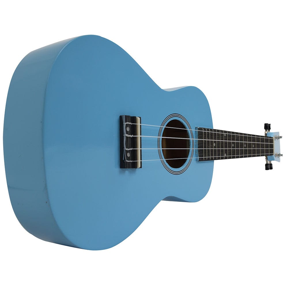 vault concert ukuleles vault uk-003 concert colourful ukulele 23 inch with gig bag #color_blue-glossy