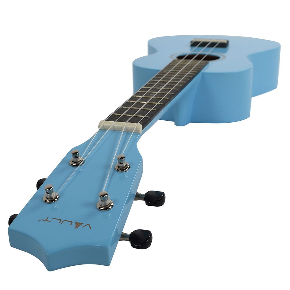 vault concert ukuleles vault uk-003 concert colourful ukulele 23 inch with gig bag #color_blue-glossy