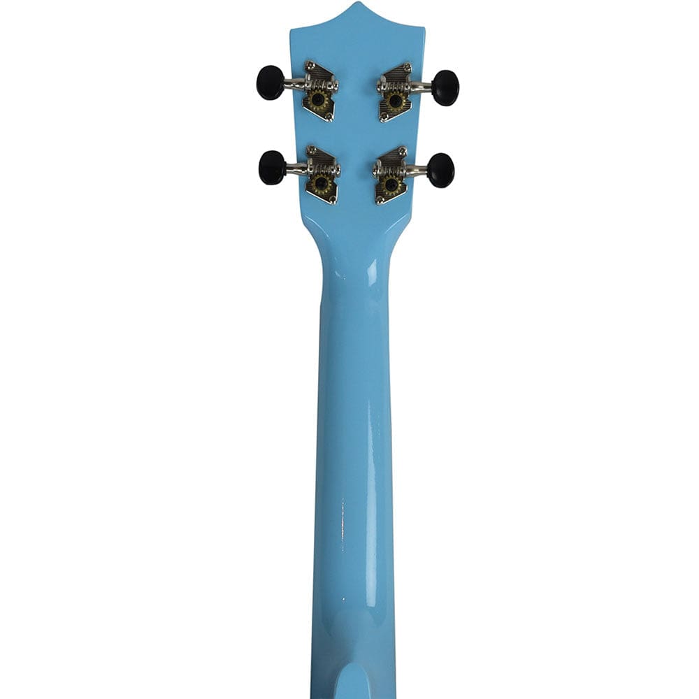 vault concert ukuleles vault uk-003 concert colourful ukulele 23 inch with gig bag #color_blue-glossy